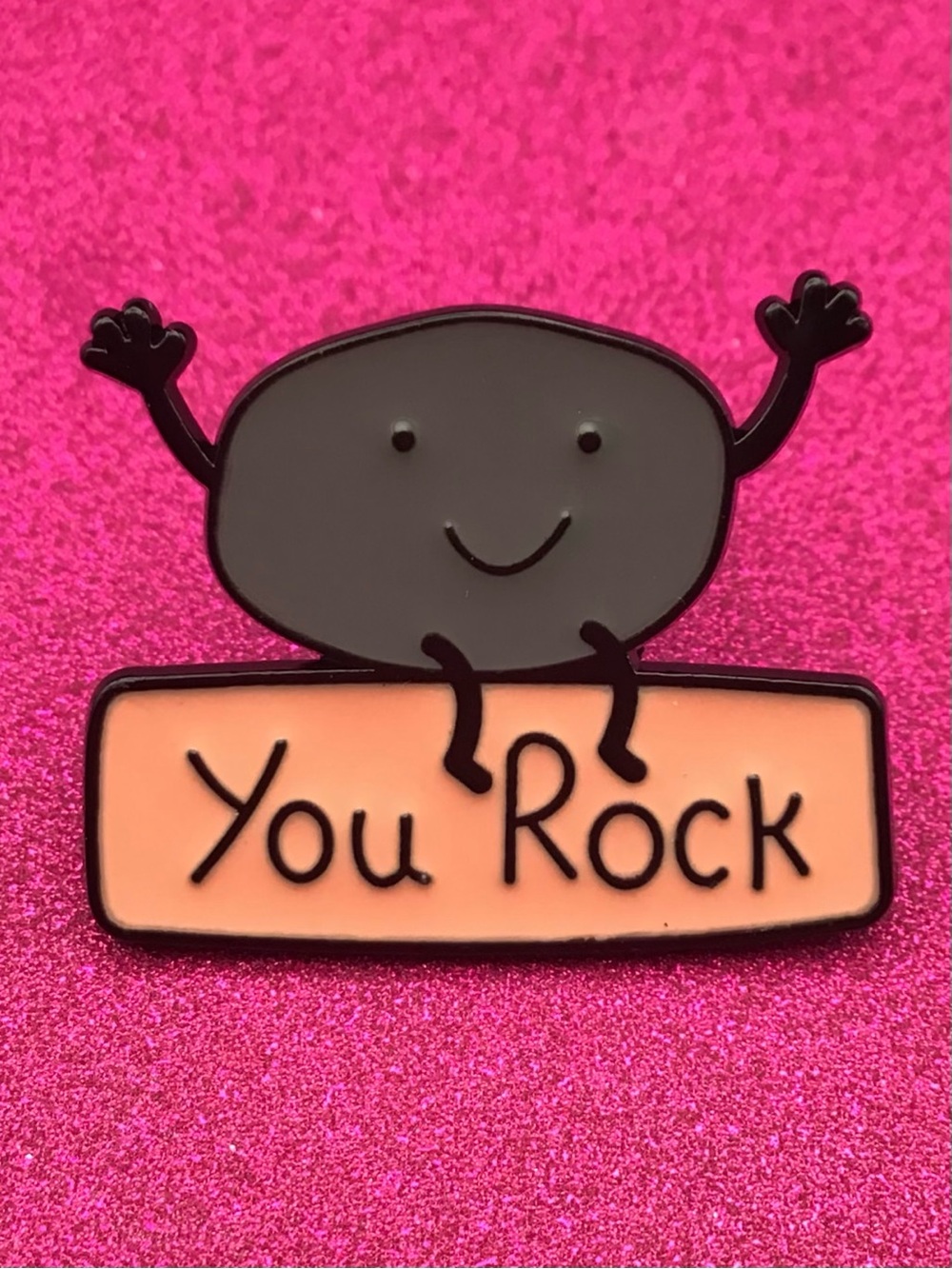 Rock Enamel Pin